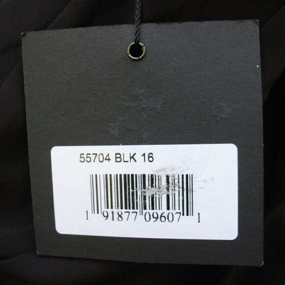 Mac Duggal 55704 Womens Black SEQUINED EMBELLISHED SHOULDER EVENING GOWN - Picture 16 of 16